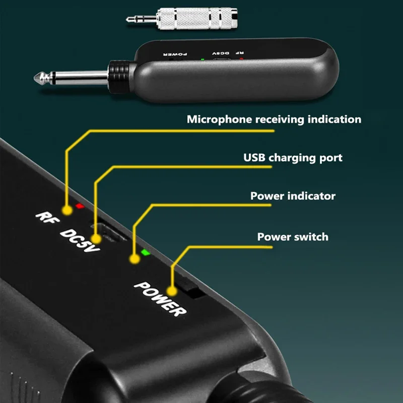 Беспроводной микрофон UHF для караоке