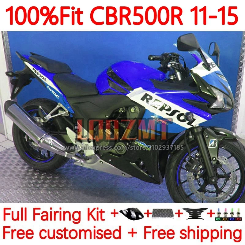 

OEM Frame For HONDA Repsol Blue CBR500 CBR 500 R 500R RR CBR500R 2011 2012 2013 2014 2015 500CC 11 12 13 14 15 Fairing 63No.39