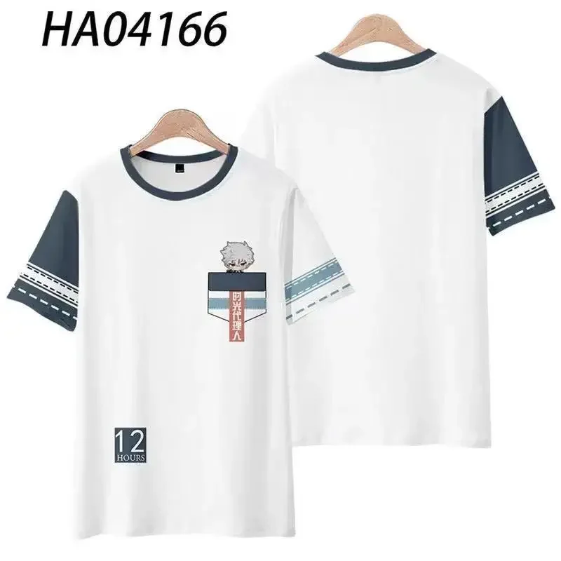 Аниме Link Click 3D Print Oversized Футболка Женщины Мужчины Ченг Сяоши Лу Гуан Косплей с