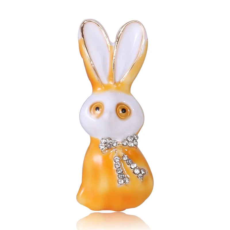 

Fashion Korean Alloy Dripping Rabbit Brooch Anti-lapse Collar Pin