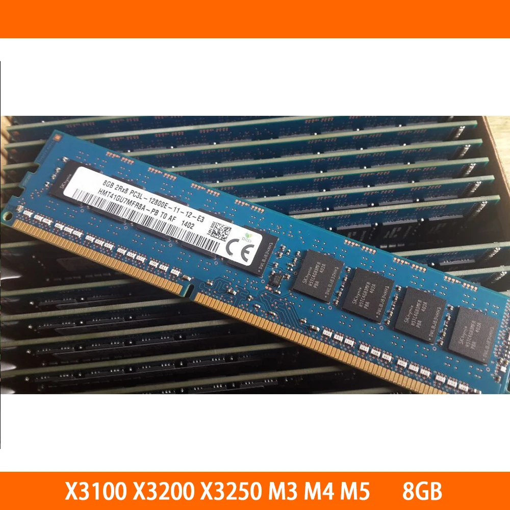 

X3100 X3200 X3250 M3 M4 M5 For IBM Server Memory 8GB 8G DDR3L 1600 2RX8 ECC RAM High Quality Fast Ship