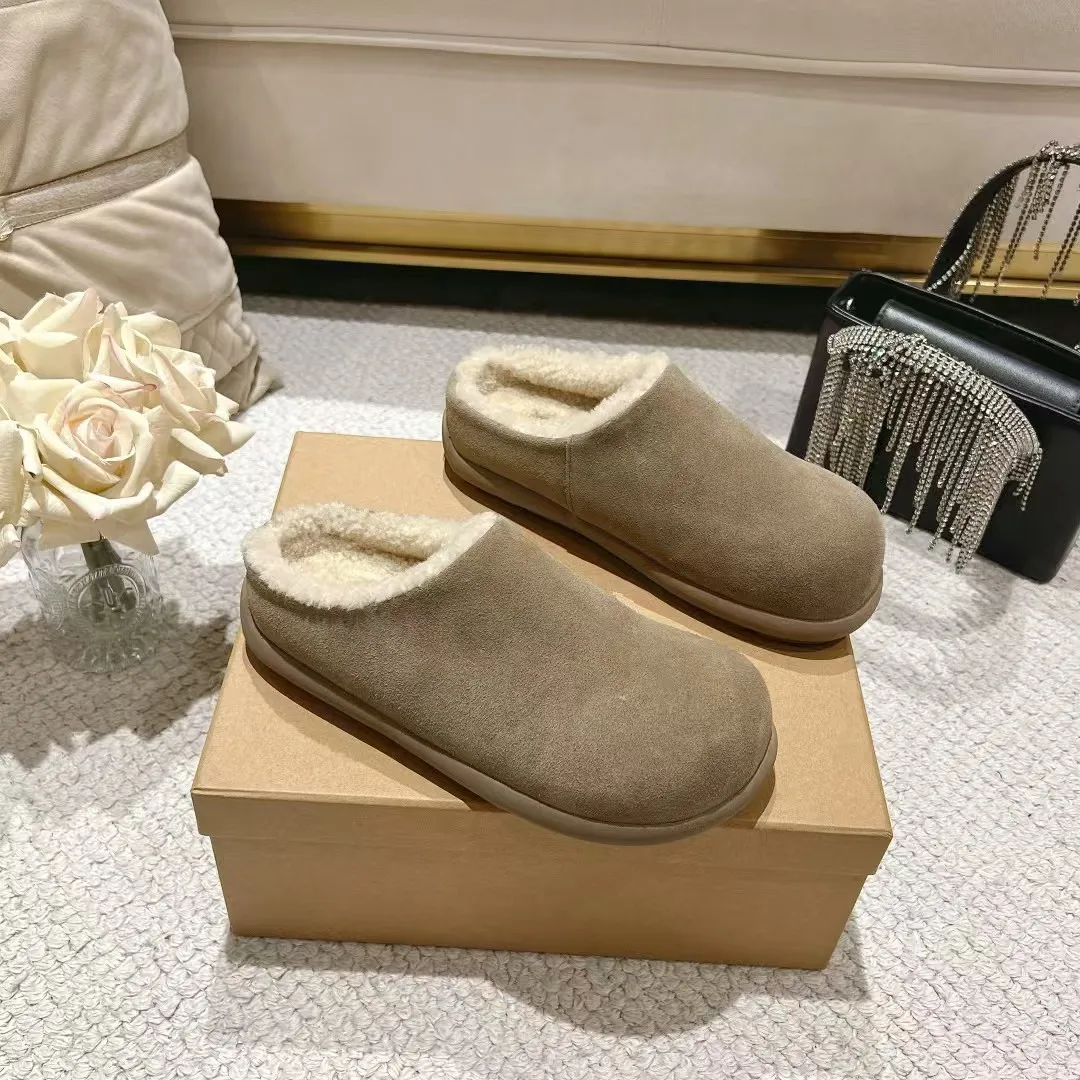 Дизайнерская брендовая женская обувь шерстяные интегрированные зимние ботинки