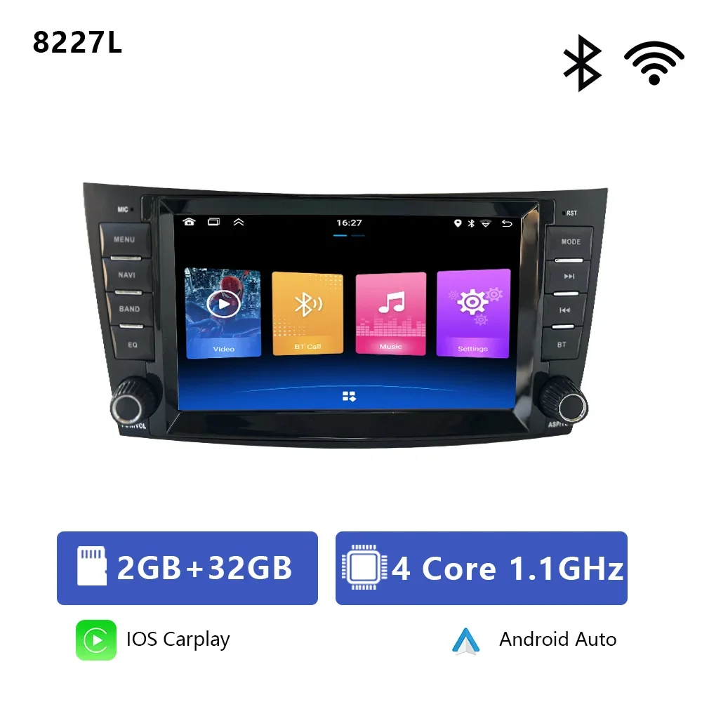 

Автомобильный радиоприемник CHSTEK Carplay для Mercedes Benz E200 G/CLS/E-Class W211 W463 W219 E500 Android Автоматическая навигация Bluetooth WIFI