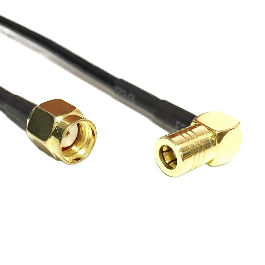 New Modem Coaxial Cable RP-SMA Male Plug Switch SMB Female Jack Right Angle Connector RG174 Cable 20CM 8