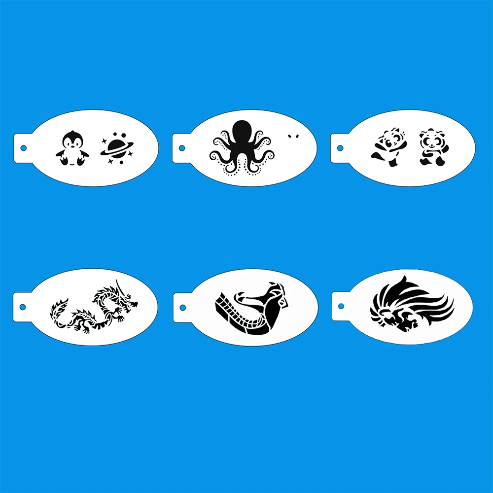 47 шт. многоразовые трафареты для рисования боди-арта