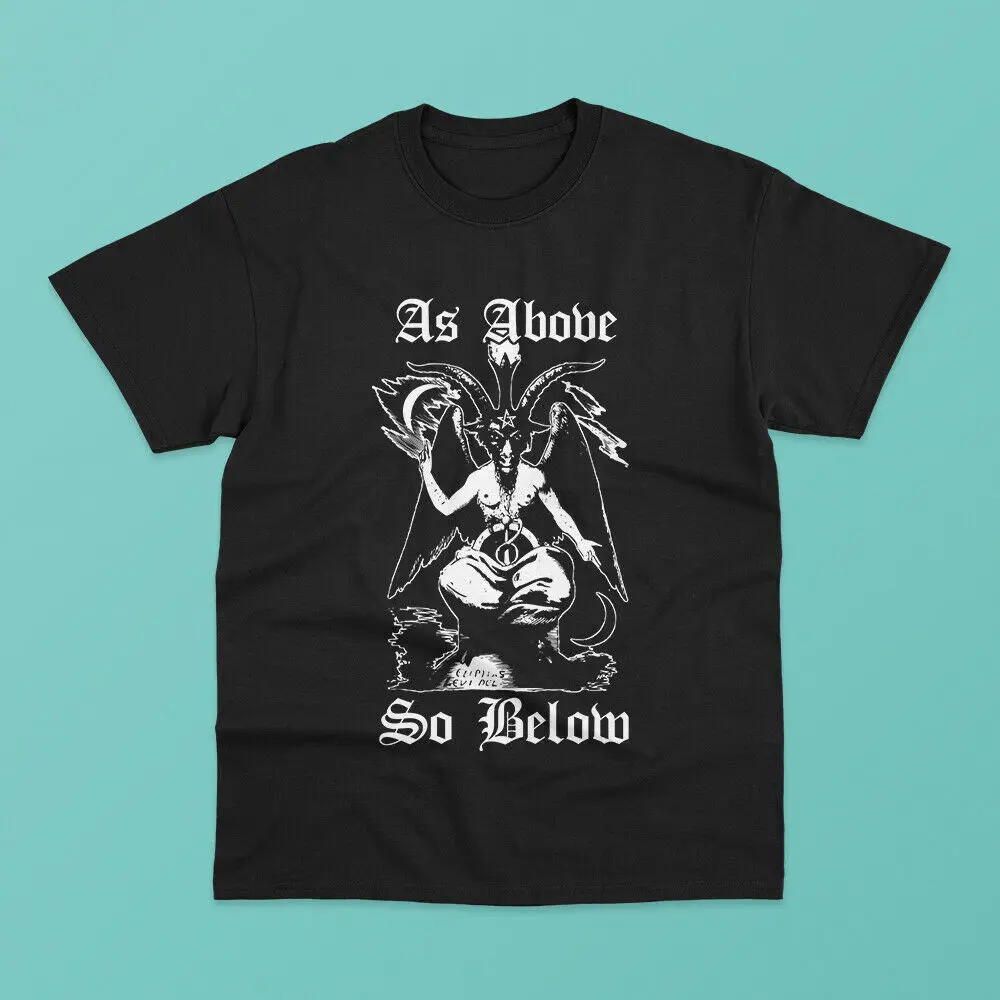 

As Above So Below Baphomet Black Magic Devil Classic T Shirt