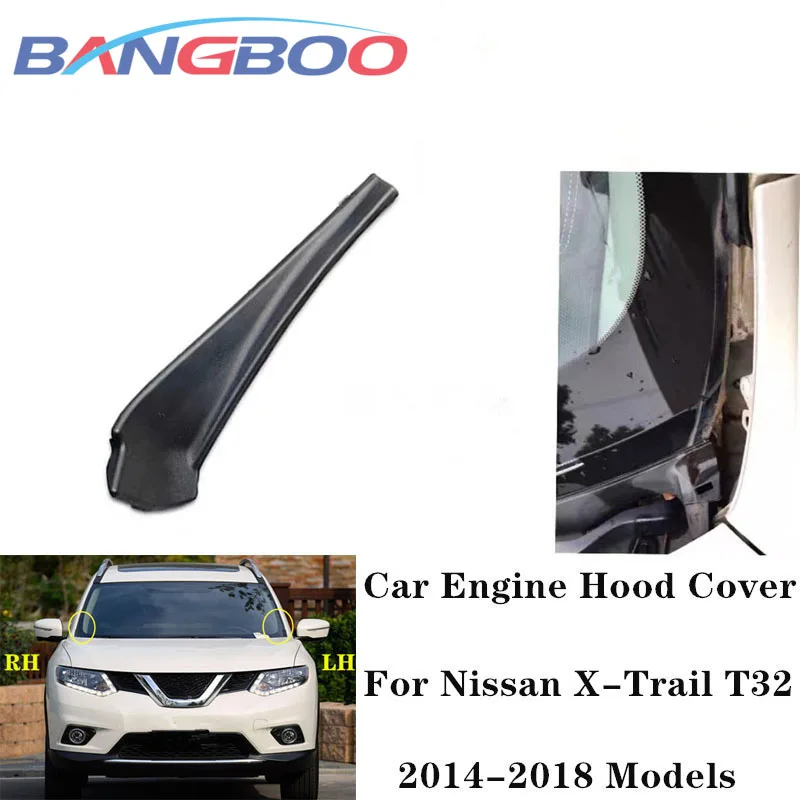 

Car Front Windshield Wiper Side Trim Engine Hood Cover For Nissan X-Trail T32 2014 2015 2016 2017 2018