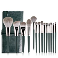 14pcs makeup brushes foundation powder blush eyeshadow concealer lip eye make up brush with bag cosmetics beauty tool