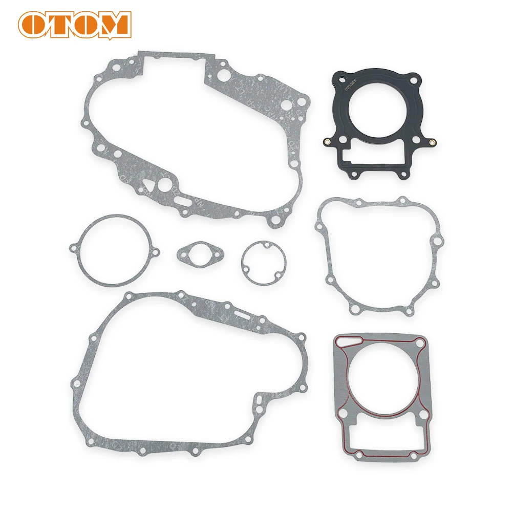 Фото OTOM для ZONGSHEN ZS175FMN PR300, полный комплект прокладок двигателя мотоцикла, прокладка картера, прокладка головки блока цилиндров №3