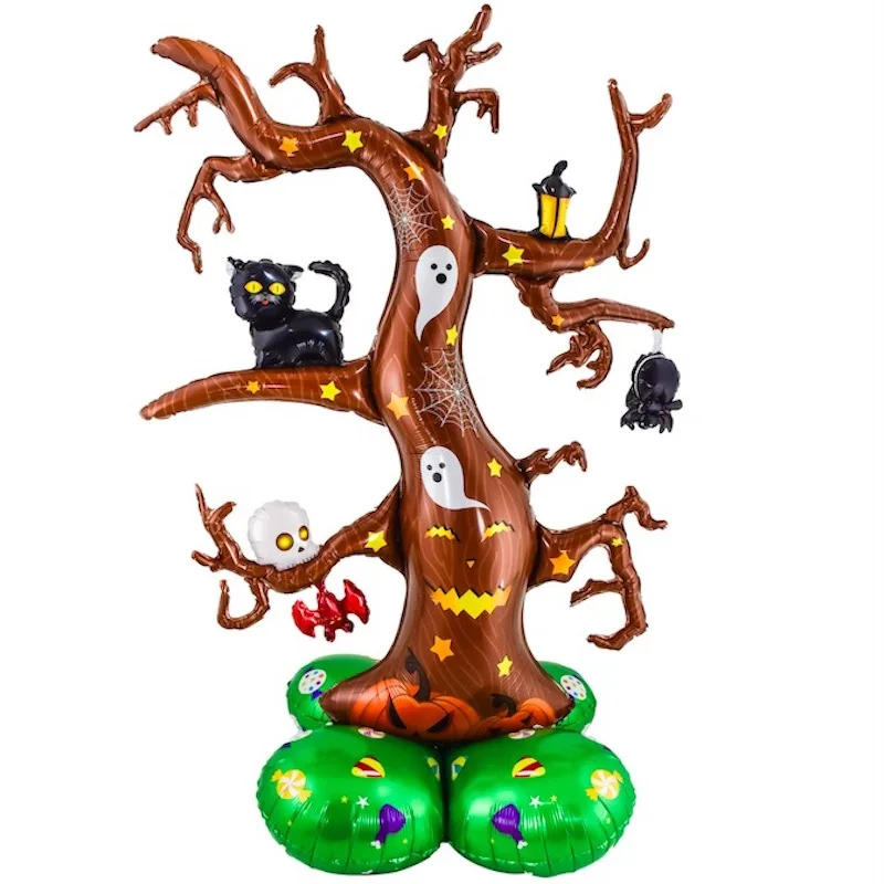 Гигантский стоящий Хэллоуин Тыква призрак фольги шары ведьмы вечерние украшения