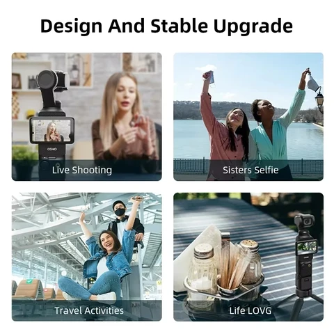 Мини-штатив для DJI Osmo Pocket 3, настольная подставка, держатель-стабилизатор для Insta360 X3 Pocket 3 Pocket 2, аксессуары для штатива с подвесом