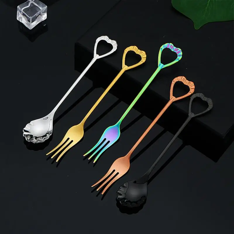 

Stainless Steel Coffee Honey Mixing Spoon Tableware Creative Ice Cream Tea Cake Spoons Kitchen Accessories Cutlery Decoration