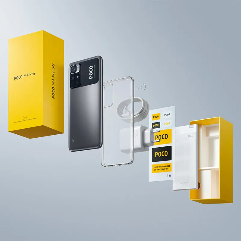 global version poco m4 pro 5g smartphone 64gb128gb rom mtk dimensity 810 90hz 6 6 dotdisplay 50mp 5000mah battery 33w pro nfc free global shipping