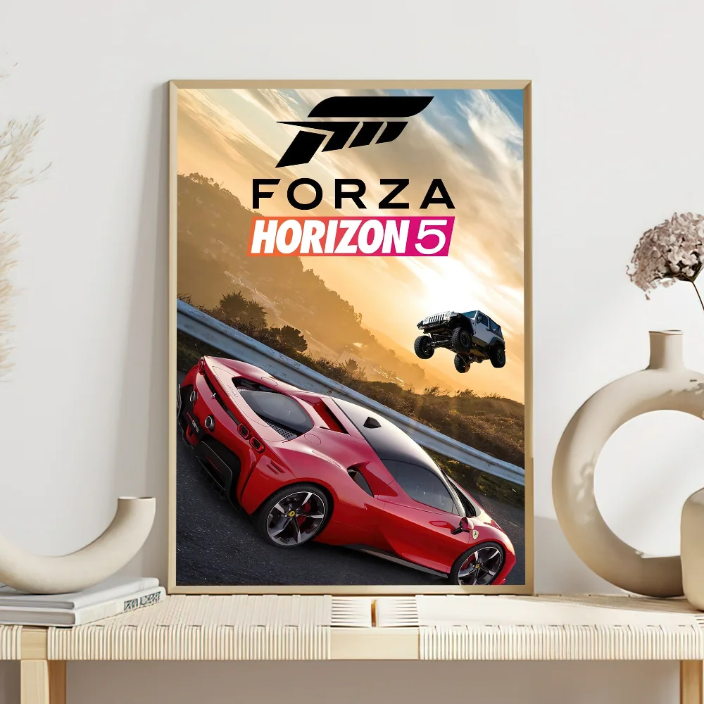 Игра F-Forza H-Horizon 5 Race Adventure Sprots постер художественная настенная живопись наклейки