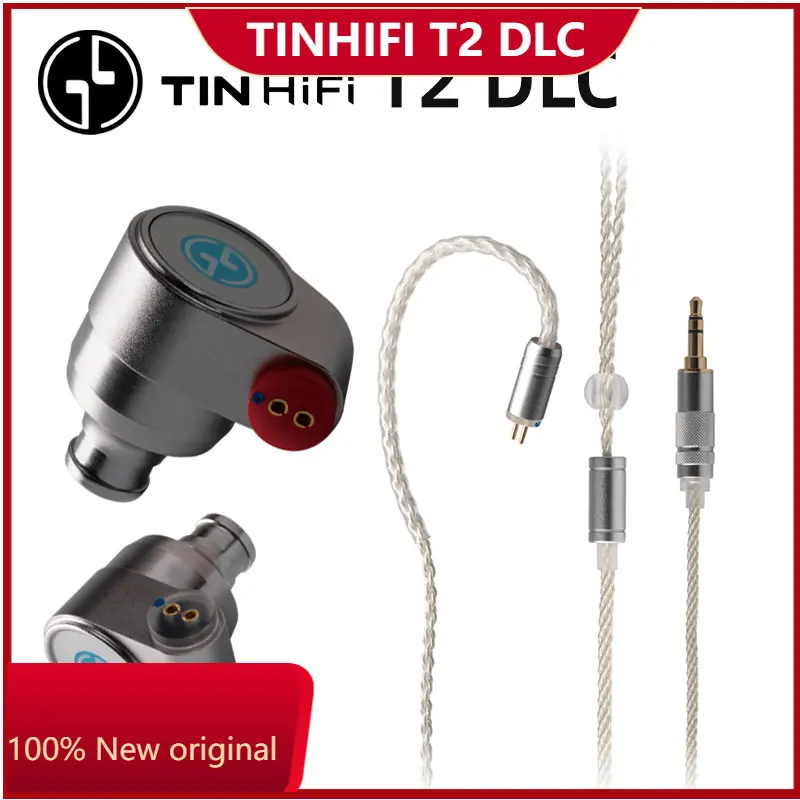 

TINHIFI T2 DLC Earphone 10mm Flagship Dynamic HiFi with 2 pin Cable IEMs Earbud