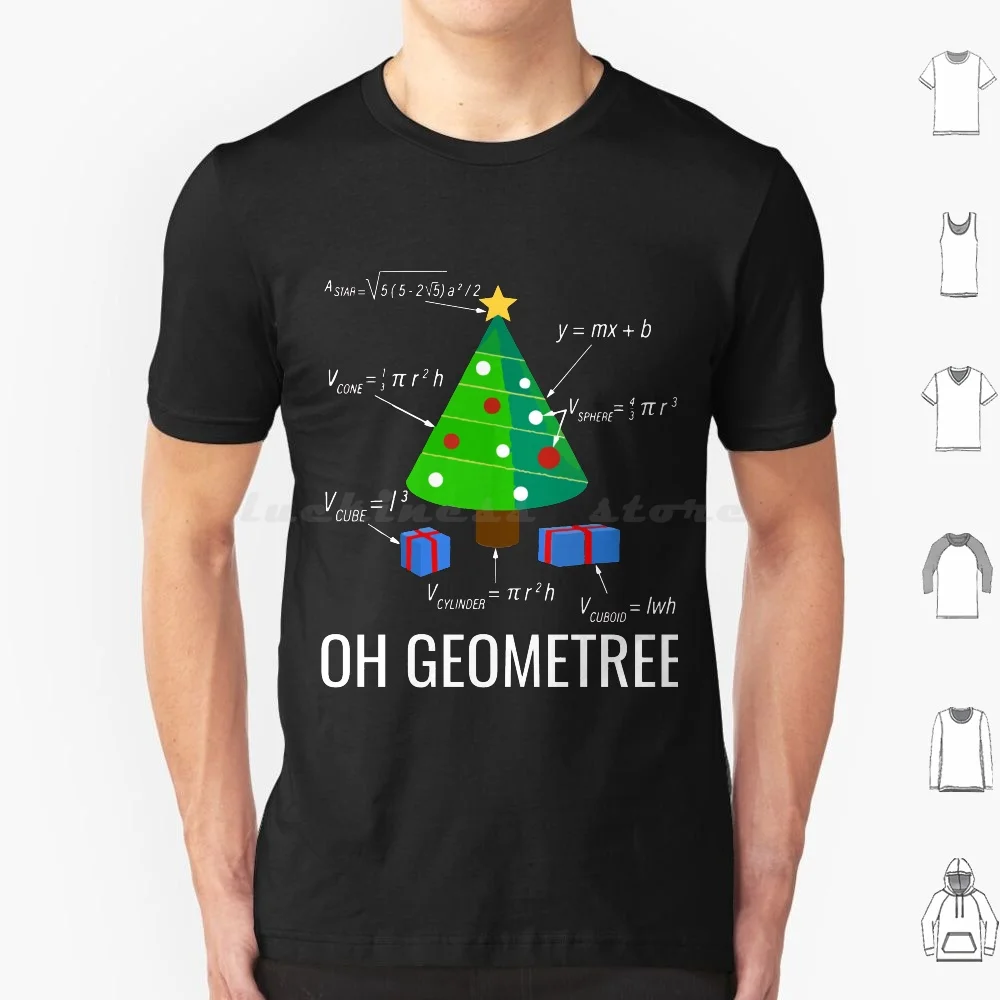 

Oh Geometree Геометрия математика, наука Рождественская футболка для учителя 6xl хлопковая крутая футболка Oh Geometree математика, наука учитель