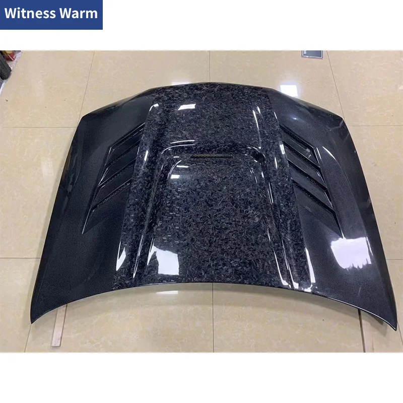 Кованый сухой капот двигателя из углеродного волокна для BMW F97 X3M F98 X4M комплект