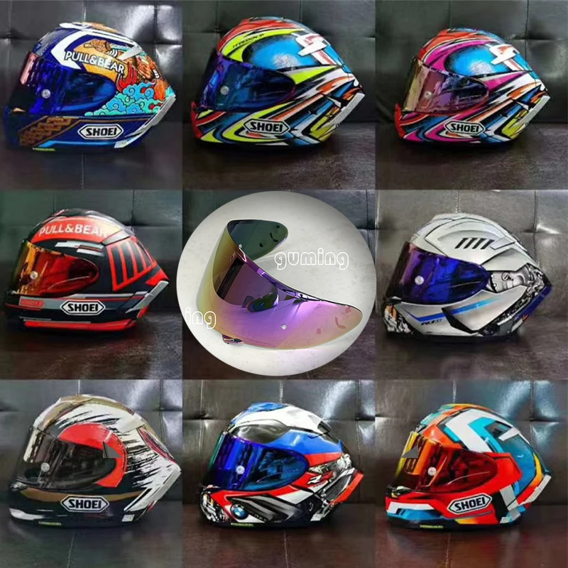 10 Colors Full Face Helmet Visor Case for SHOEI X14 X-14 Z7 Z-7 CWR-1 NXR RF-1200 X-spirit Model Motorcycle Helmet Lens images - 6