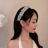 hairbands vintage white black rhinestone women velvet headwear hair accessories jewelry