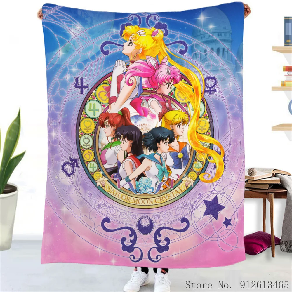 

3D Anime Sailor Printed Wall Hanging Celestial Wall Tapestry Hippie Wall Carpets Dorm Decor Wall Tapestry Christmas Gift