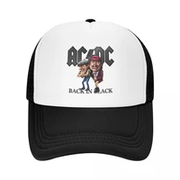 classic unisex heavy metal rock ac dc baseball cap adult adjustable trucker hat for men women hip hop snapback caps sun hats
