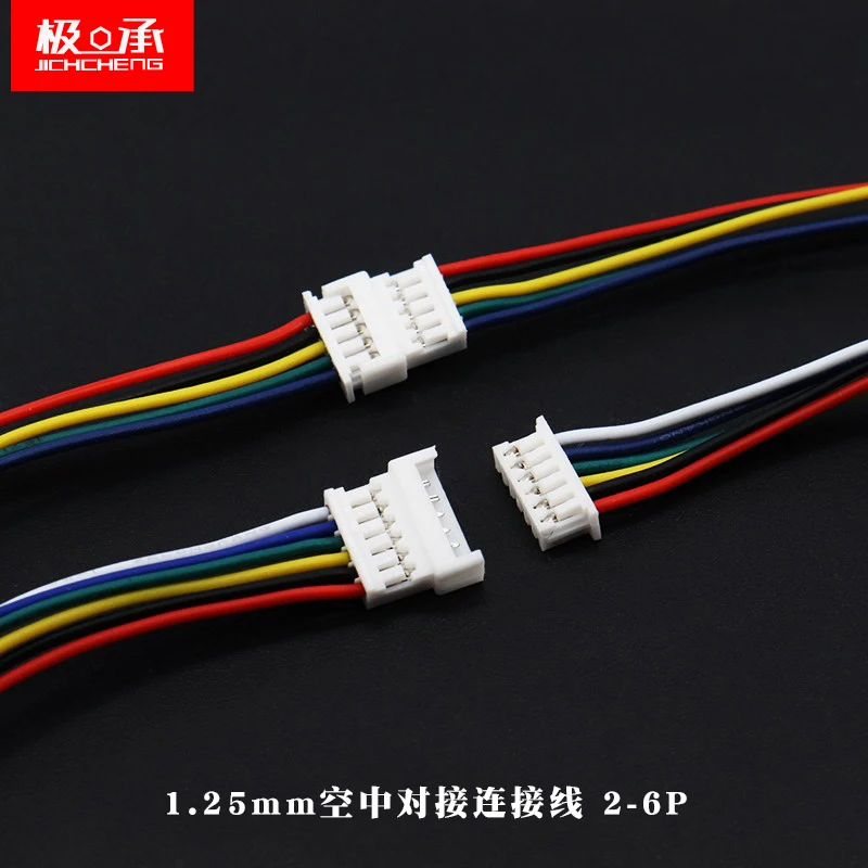 

10Pcs JST 1.25 Male Female Wire Connector Pitch 1.25mm 2P 3P 4P 5P 6 Pin ZH Plug Jack Terminal Cable Length 15CM 150MM