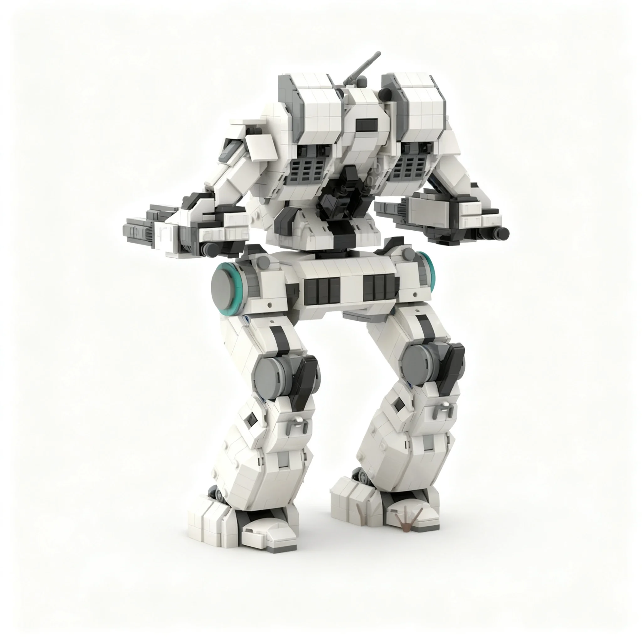Фото 2198 деталей MOC Mad Dog Vulture Prime: Конструктор-модель меха-воина из Battletech, архитектурные игрушки, подарки на день рождения, для сборки №2
