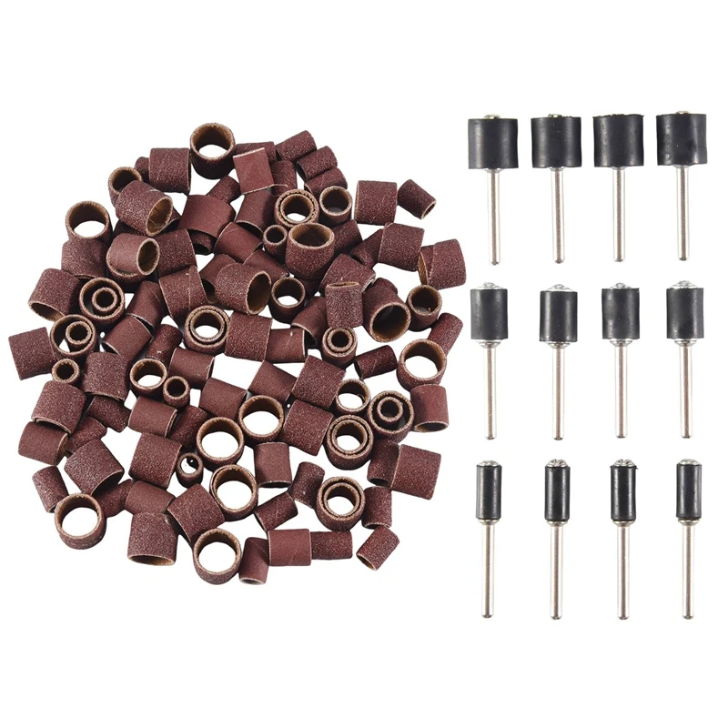 132 шт. фотобочек с бесплатной коробкой включая 120 шлифовальных лент для ногтей и 12