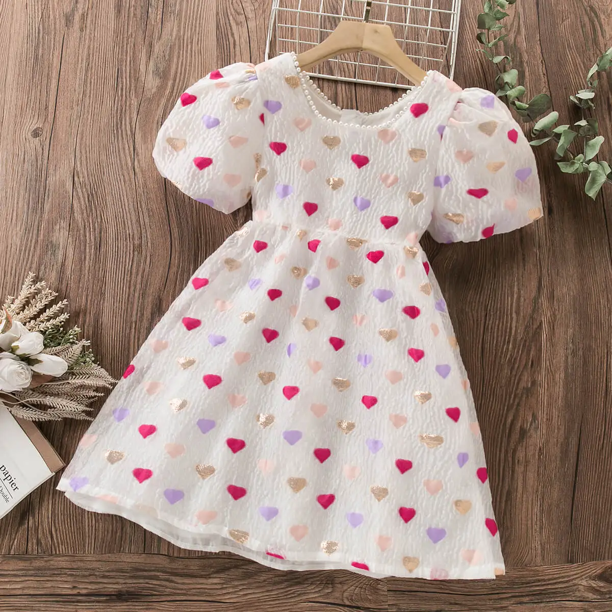 

Baby Children Dresses for Girls Clothes Teenagers Summer Short Sleeve Tutu Princess Party Outfits Kids Dresses Toddles Costumes