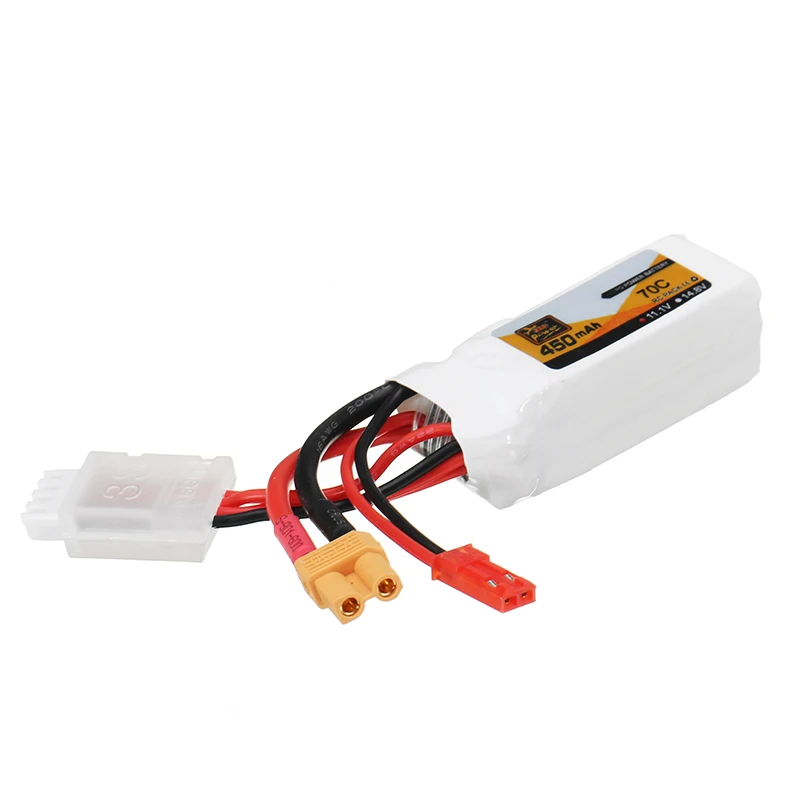 

ZOP Power 11.1V 450mAh 70C 3S Lipo Battery JST XT30 Plug FPV Racing Multi Rotor System Kit Accessories