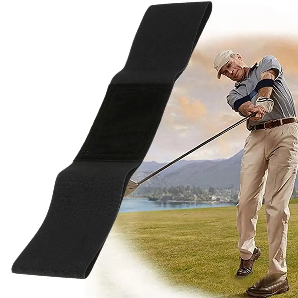 

Hot Sale Professional Elastic Golf Swing Trainer Arm Band Belt Gesture Alignment Training Aid for Practicing Guide B6L7