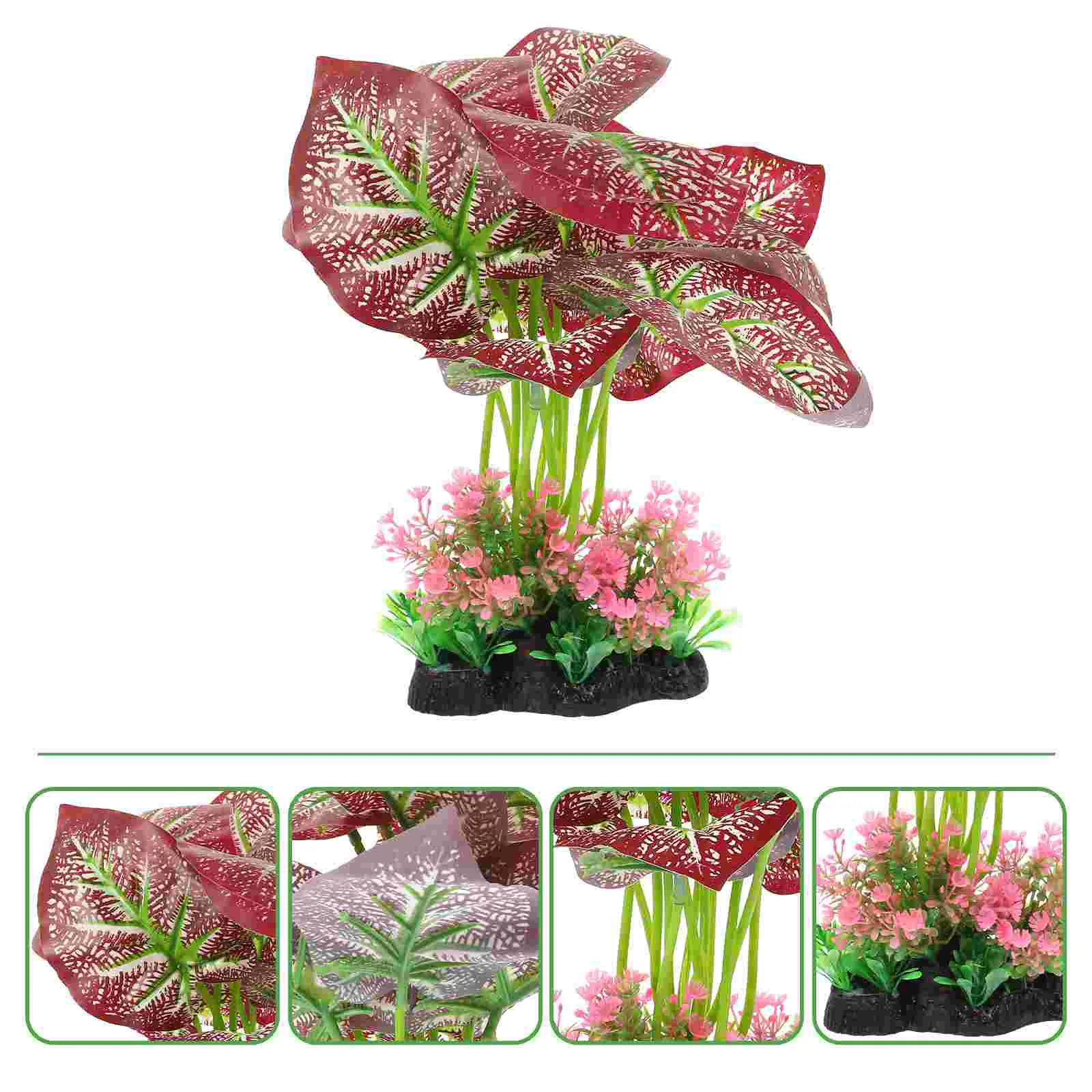 

Plantaquarium Tankwater Aquatic Fake Artificial Decorsimulation Adornment Flower Seaweed Decorations Betta Underwater