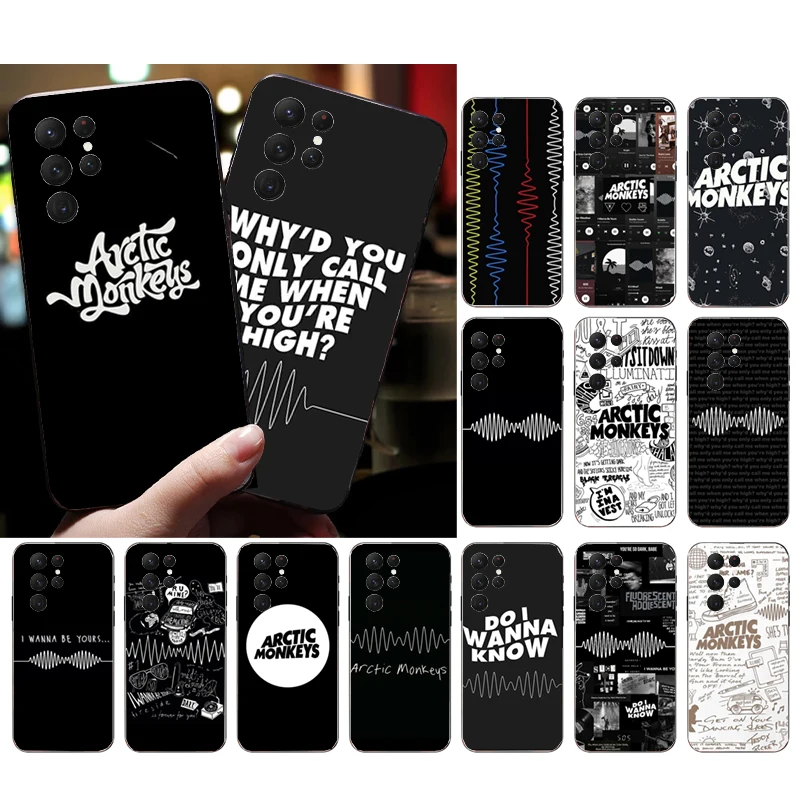 

Phone Case for Samsung Galaxy S23 S22 S21 S20 Ultra S20 S22 S21 S10 S9 Plus S10E S20FE Arctic Monkeys Case