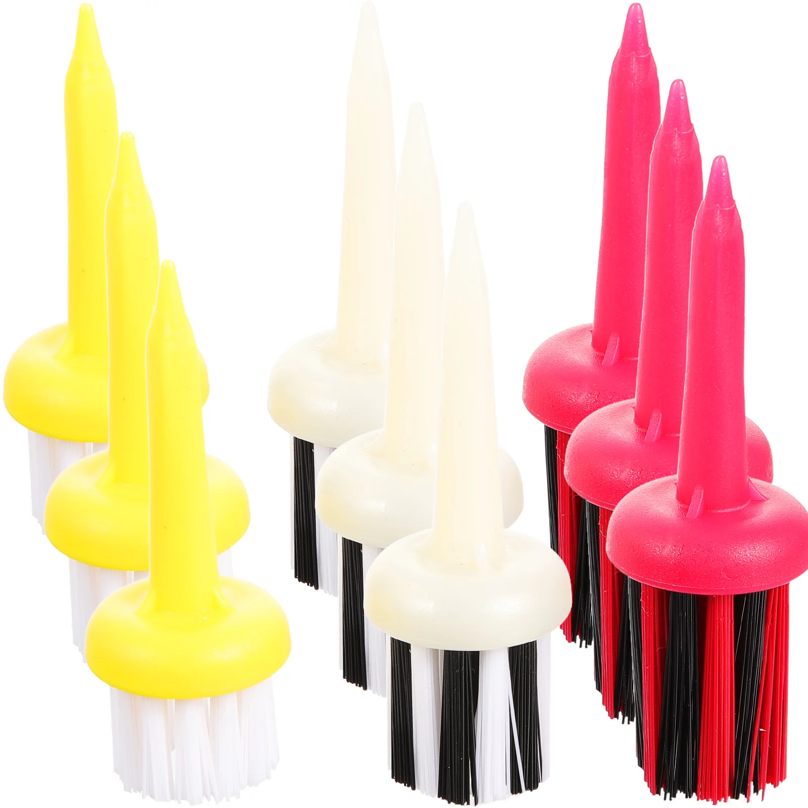 

9Pcs Golfs Cleaner Golfs Club Brush Reusable Golfs Balls Brush Golfs Tee Brush