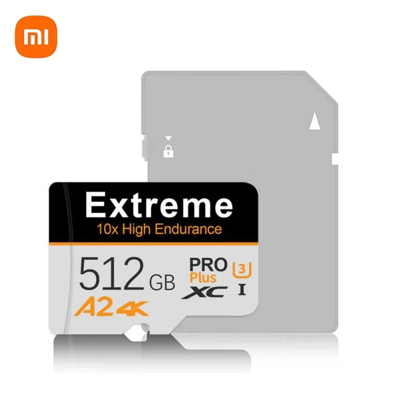 

XIAOMI SD/TF Card 2TB Micro A2 Pro Plus 1TB High Speed Memory Card 512GB 100MB/S Cartao De Memoria Storage For Phone/Camera