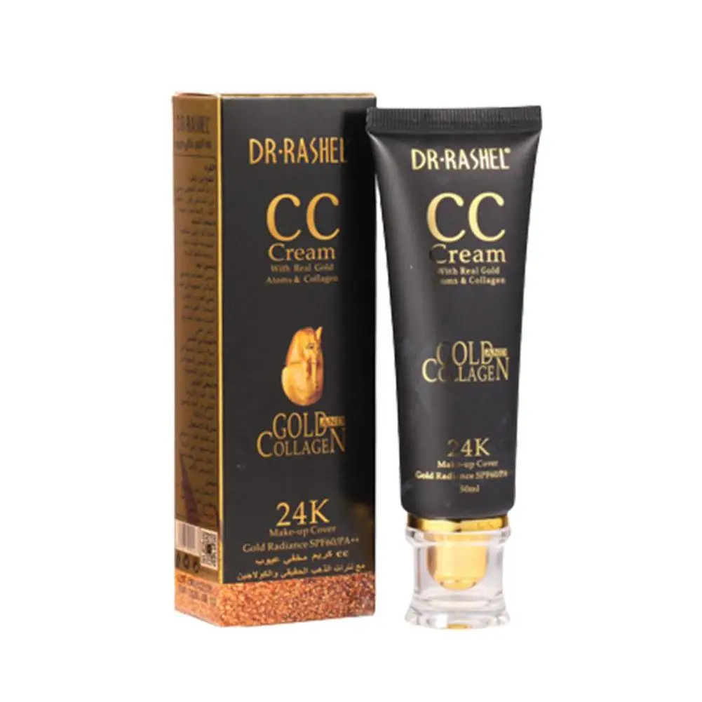 Коллагеновый крем-консилер Cc 24k с золотом натуральный отбеливающий крем