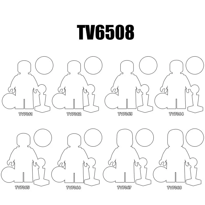 Популярные спортивные модели Фигурки Строительные блоки игрушки для детей TV6508