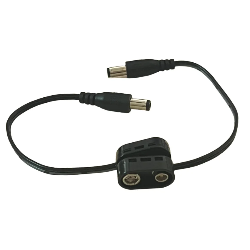 1 шт. 9 В зажим для аккумулятора преобразователь кабеля питания разъем педали