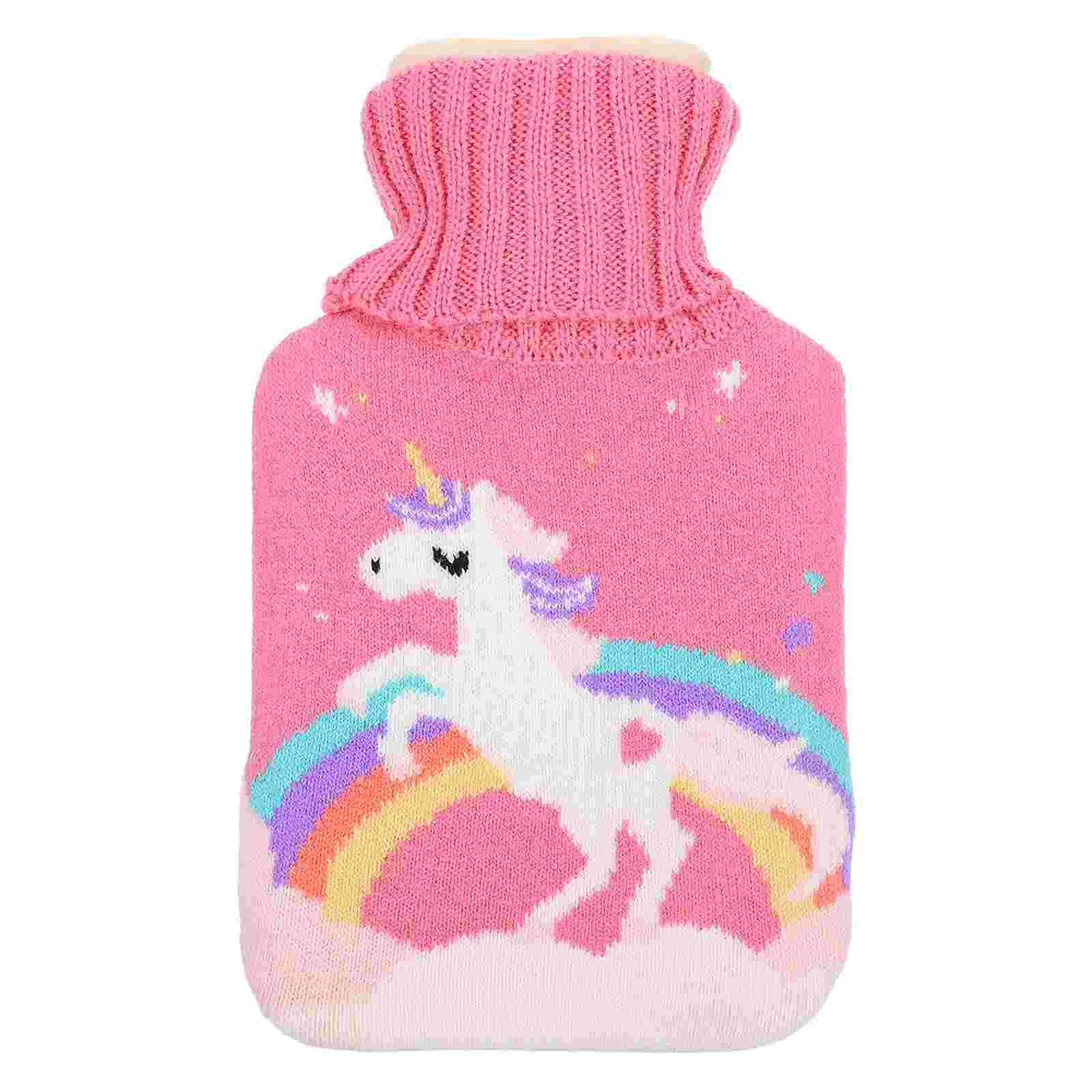 

Water Hot Bag Bottle Warm Warmer Hand Lovely Winterplush Bottles Pack Portablepouch Rubber Cover Accessories Kids Muscle Aches