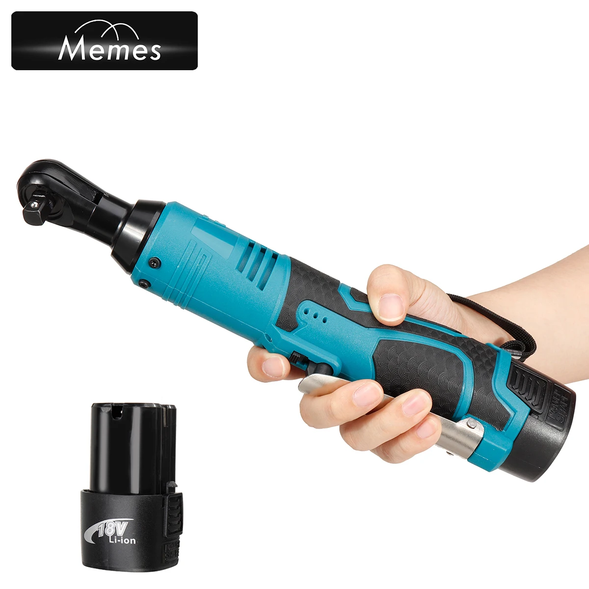 

Cordless Electric Wrench 45NM 18V 3/8 Ratchet Wrench Set Removal Screw Nut Angle Drill Screwdriver Car Repair Tool with Battery