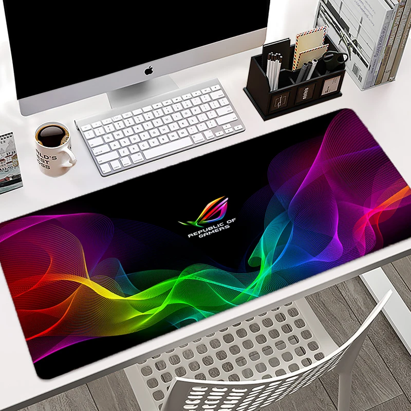 

Gaming Speed Mouse Pad ASUS Gamer Large Locking Edge Soft Durable Mouse Carpet Keyboard Mousepad Computer Desk Mat for CSGO LOL.