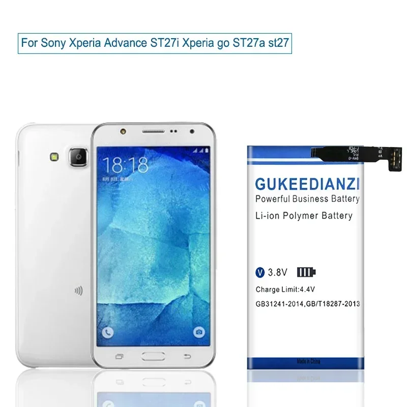 Фото AGPB009-A003 Аккумулятор для мобильного телефона Sony Xperia Advance ST27i Xperia go ST27a st27 3500 мАч Высокая емкость №3