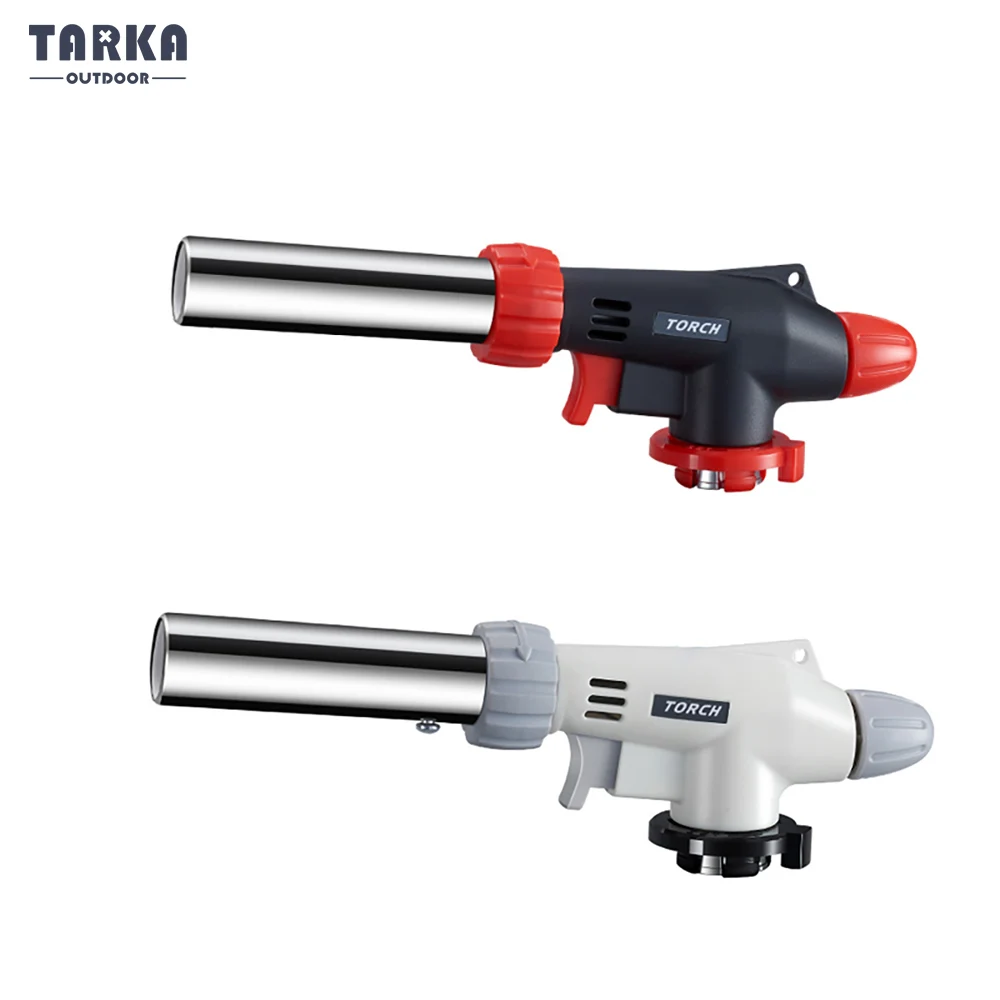

Butane Gas Welding Torch Flame Gun Nozzle Baking Igniter Spray Gun Head Lighter for Camping Hiking Outdoor BBQ Picnic Cooking