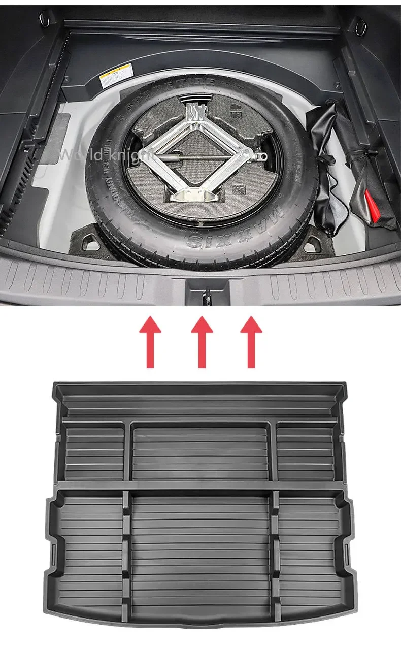 Аксессуары для TOYOTA RAV4 XA50 2020-2022 органайзер коробка багажника автомобиля запасной