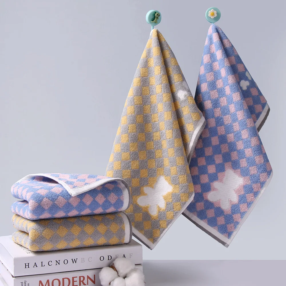 

Хлопковое полотенце для лица, впитывающее полотенце из микрофибры для ванной комнаты, домашнее полотенце, мягкое удобное полотенце, полоте...