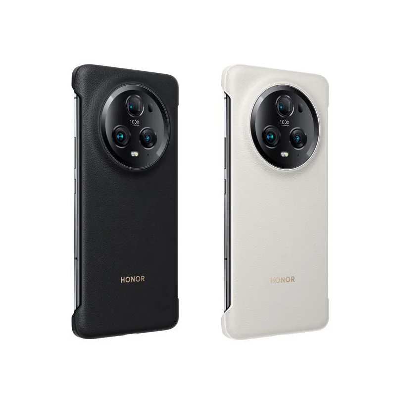 Honor Magic 5 Pro Case Anti-scratch Leather Case for Huawei Magic 5 Drop-proof PU Case for Honor Magic5 Pro Durable Back Cover 