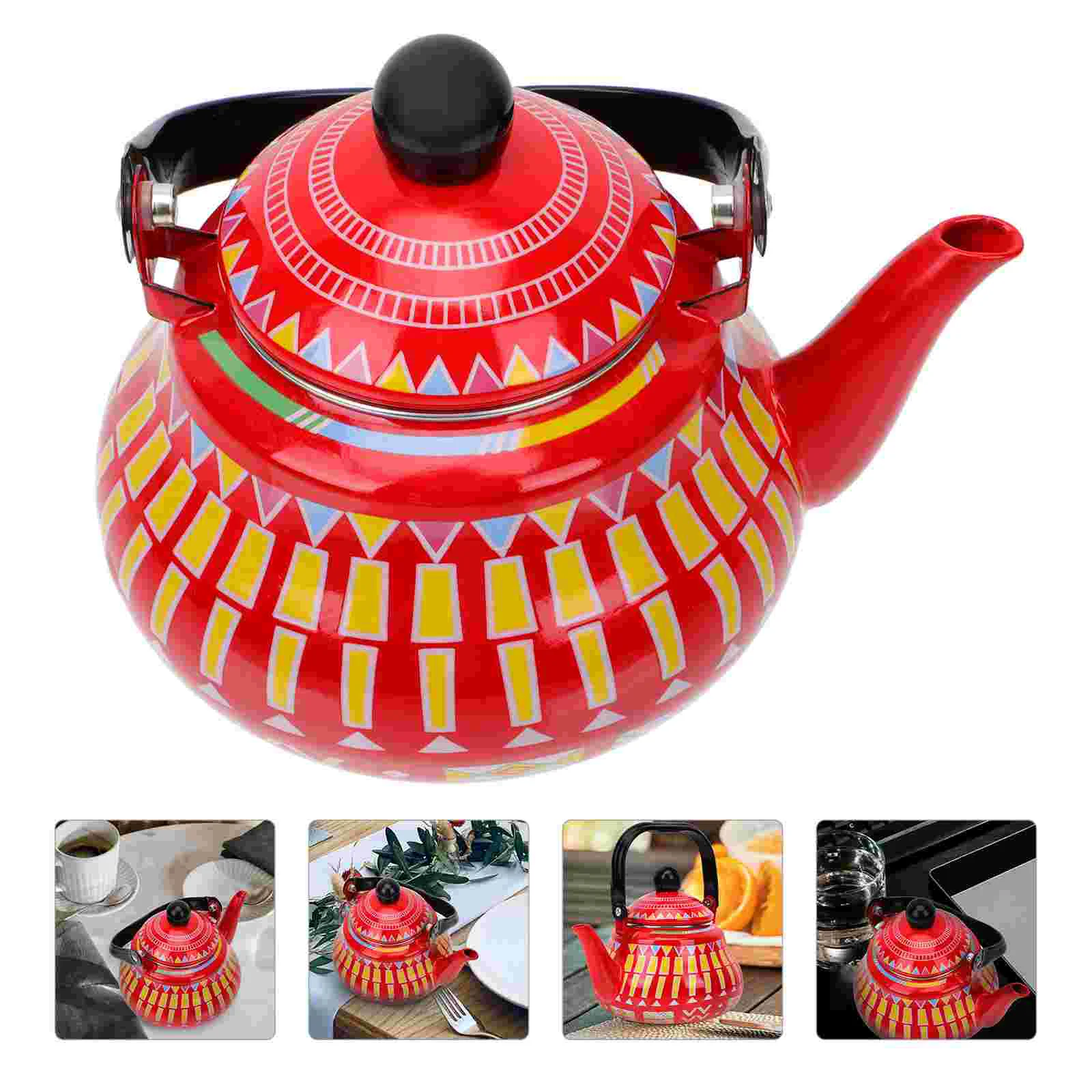 

Tea Kettle Decorative Teapot Vintage Boiling Kettle for Hot Loose Tea Whistling Kettle