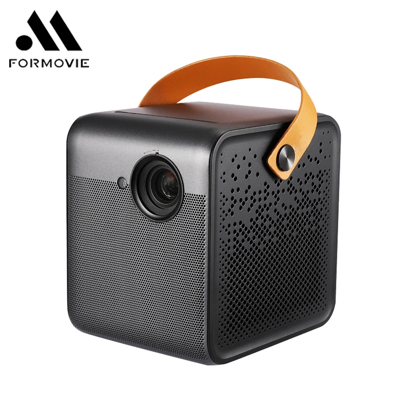 

Formovie Dice DLP Mini Projector 1080P Full HD Home Theater 700ANSI Lumens with 16000 mAh Battery Support 4K Google TV Beamer