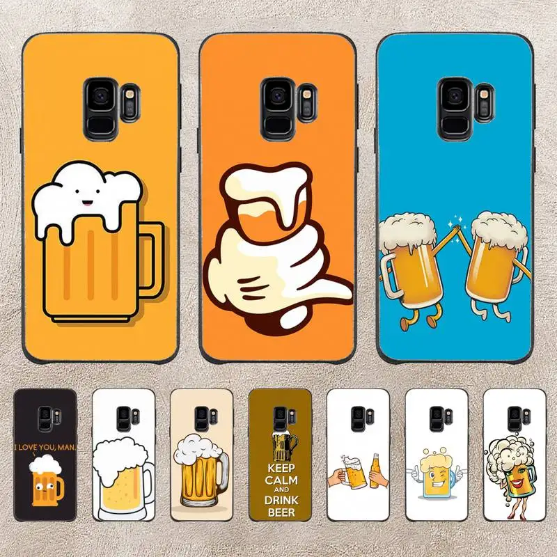 

Beers Cartoon Phone Case For Samsung Galaxy A51 A50 A71 A21s A31 A41 A10 A20 A70 A30 A22 A02s A13 A53 5G Cover Coque