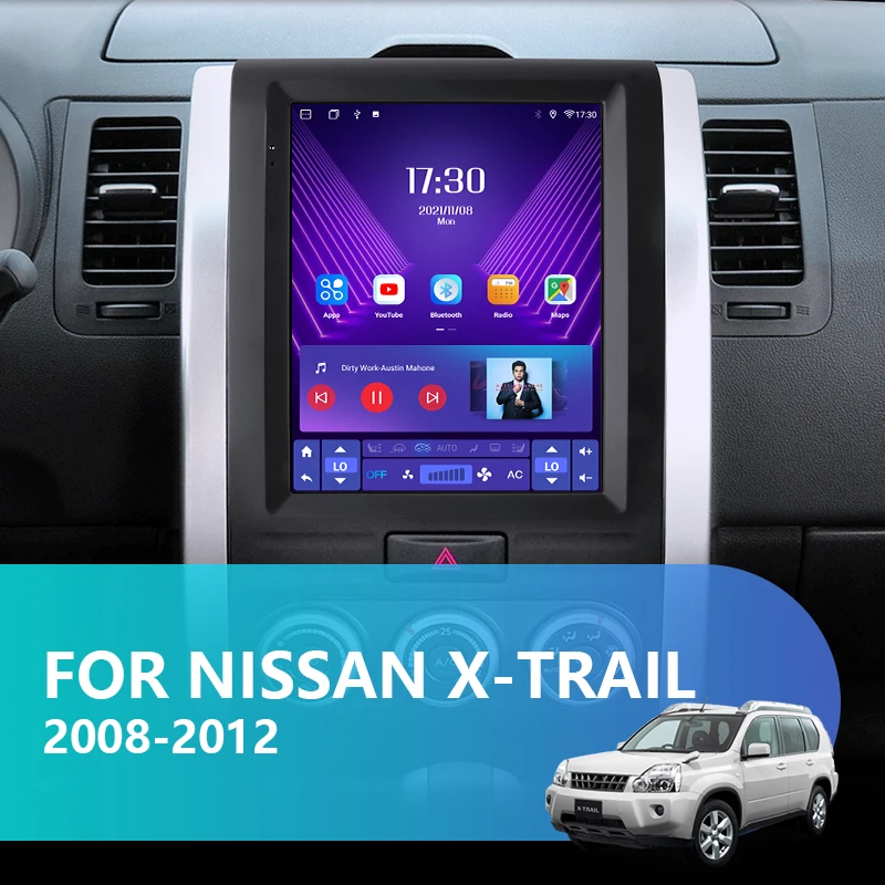 Автомагнитола 2 Din Android 10 0 мультимедийный видеоплеер для Nissan X-Trail 2008-2012